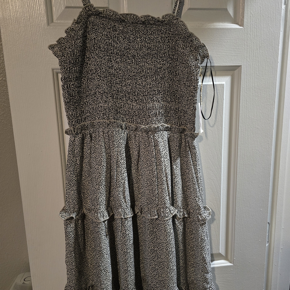 Jessica Simpson Black and White Mini Dress